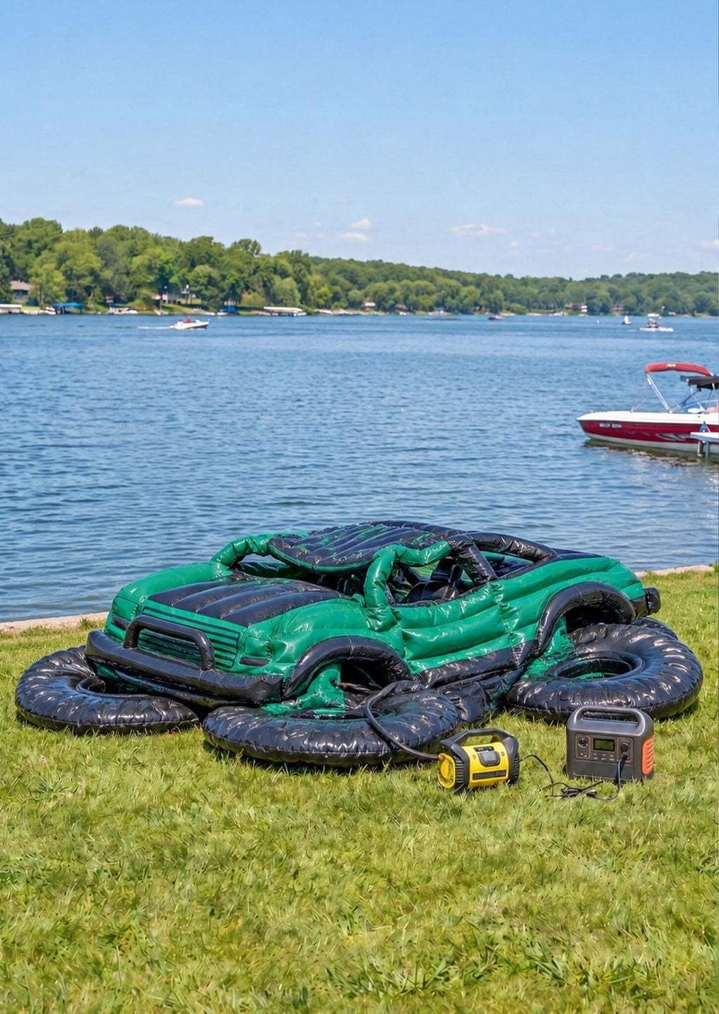 Inflatable Monster Truck Boats