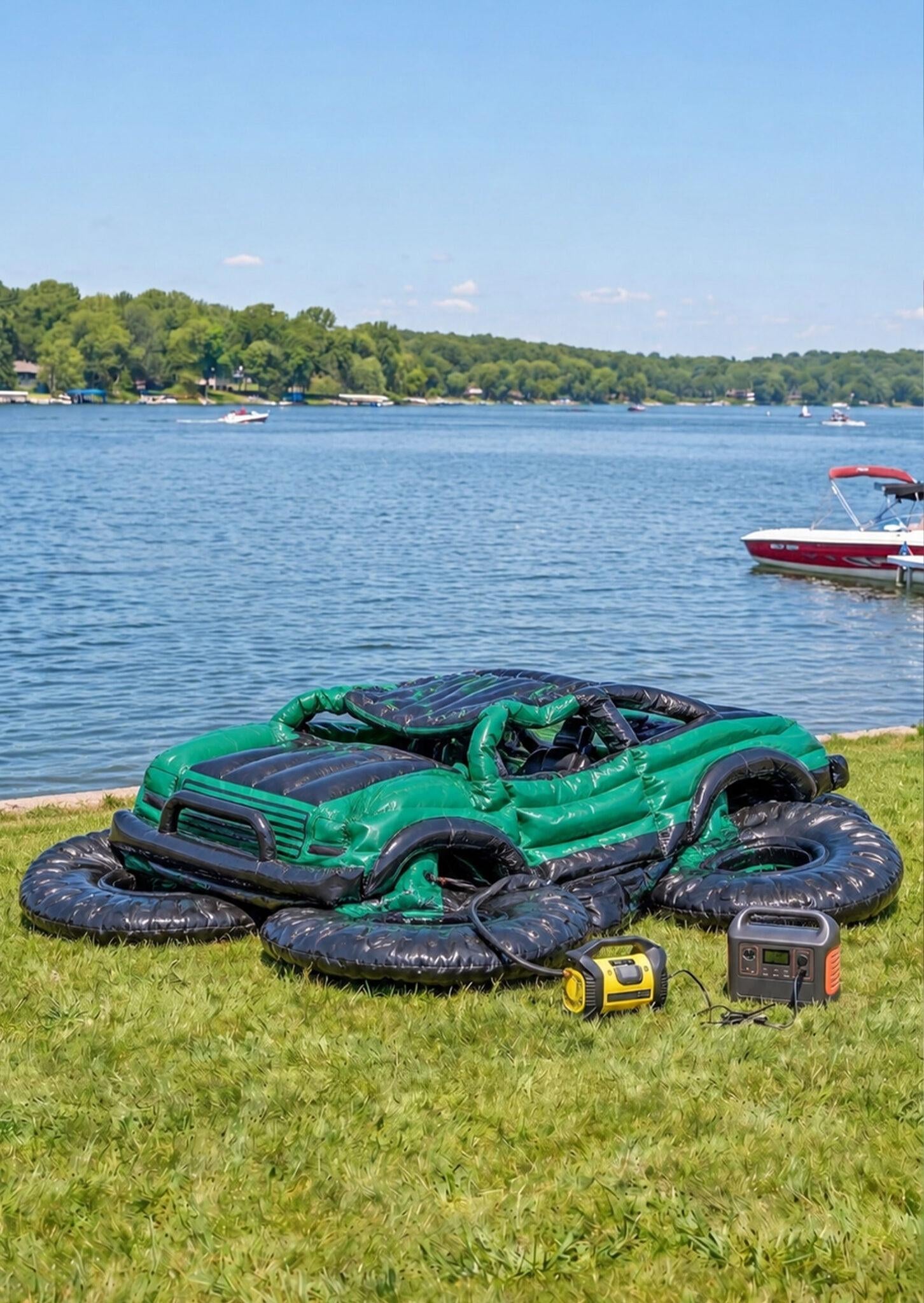 Inflatable Monster Truck Boats