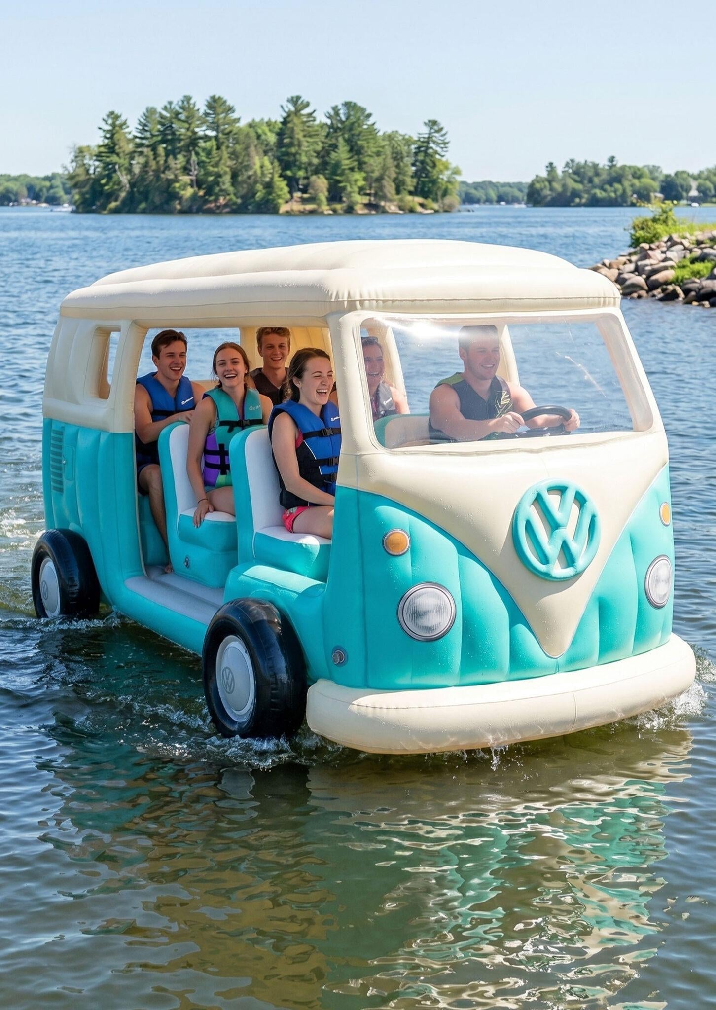Inflatable Bus Boats