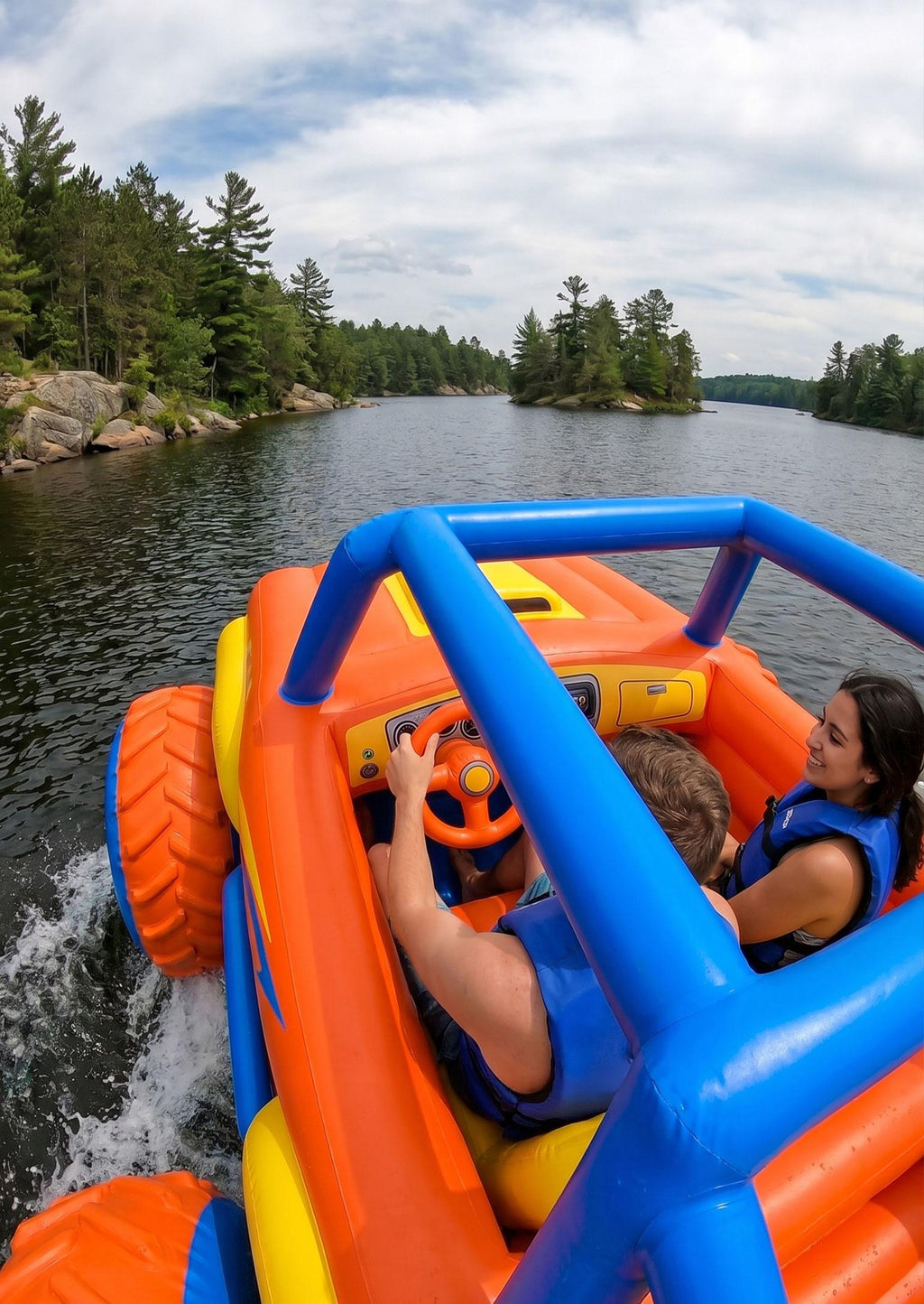 Inflatable Monster Truck Boats