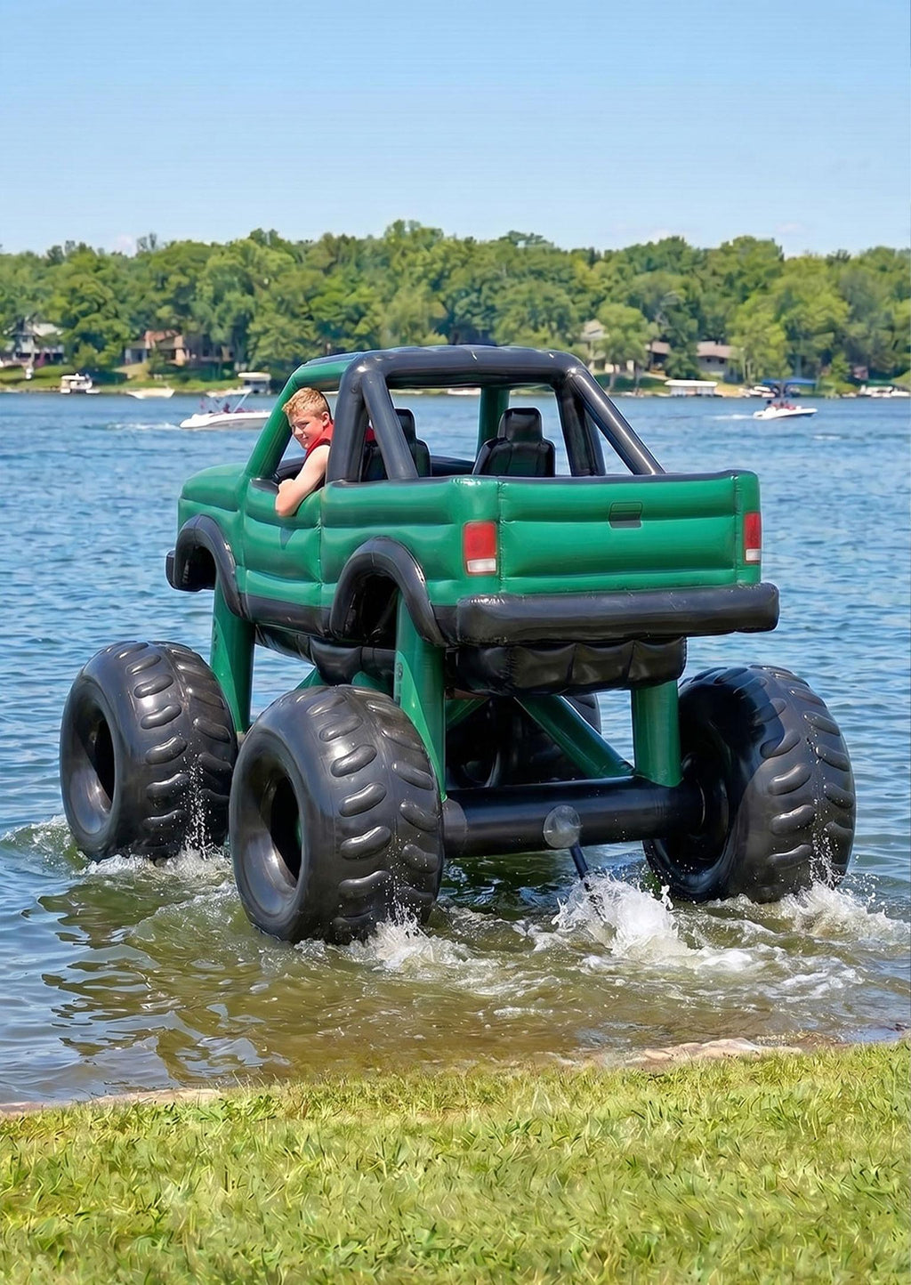 Inflatable Monster Truck Boats
