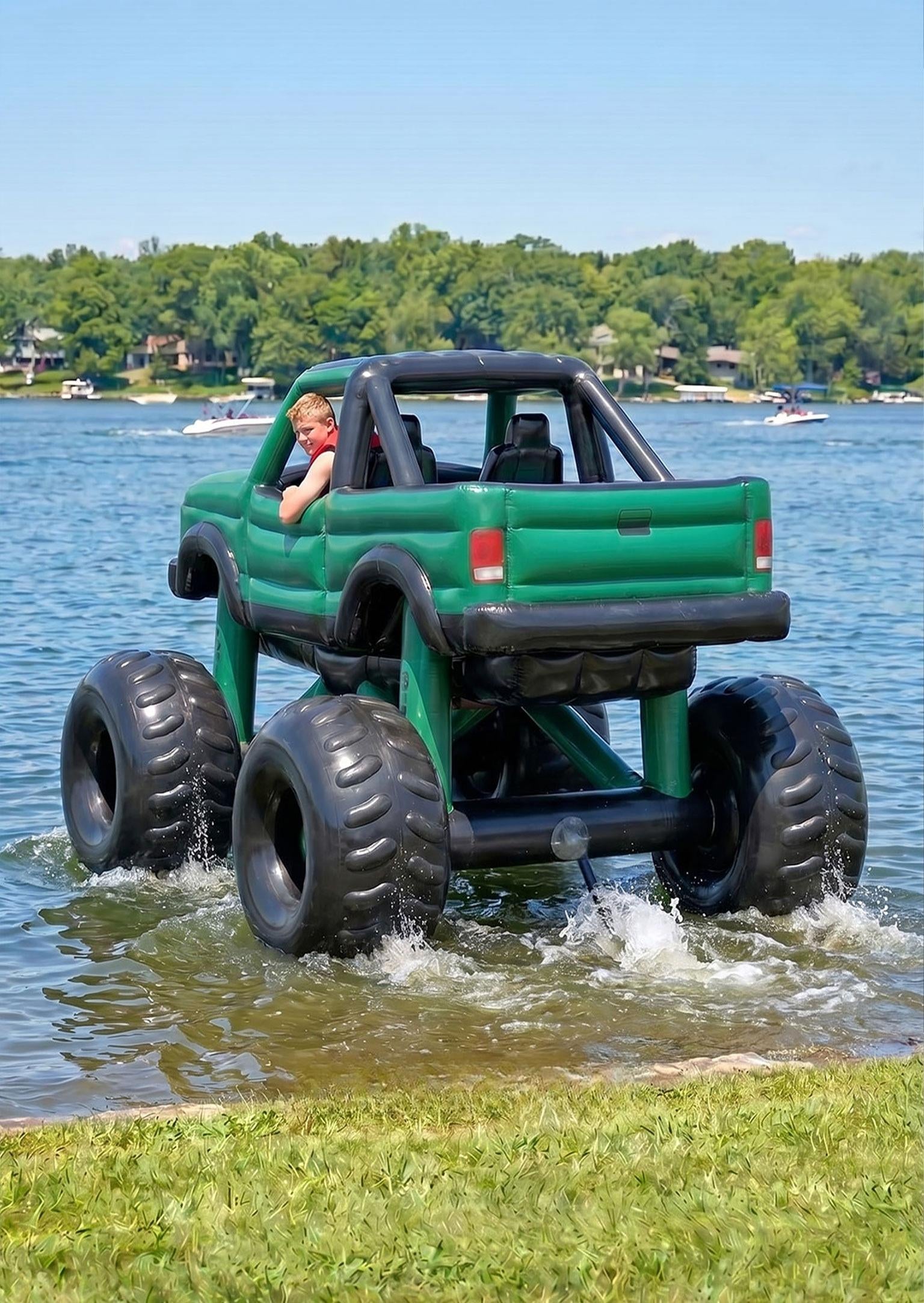 Inflatable Monster Truck Boats