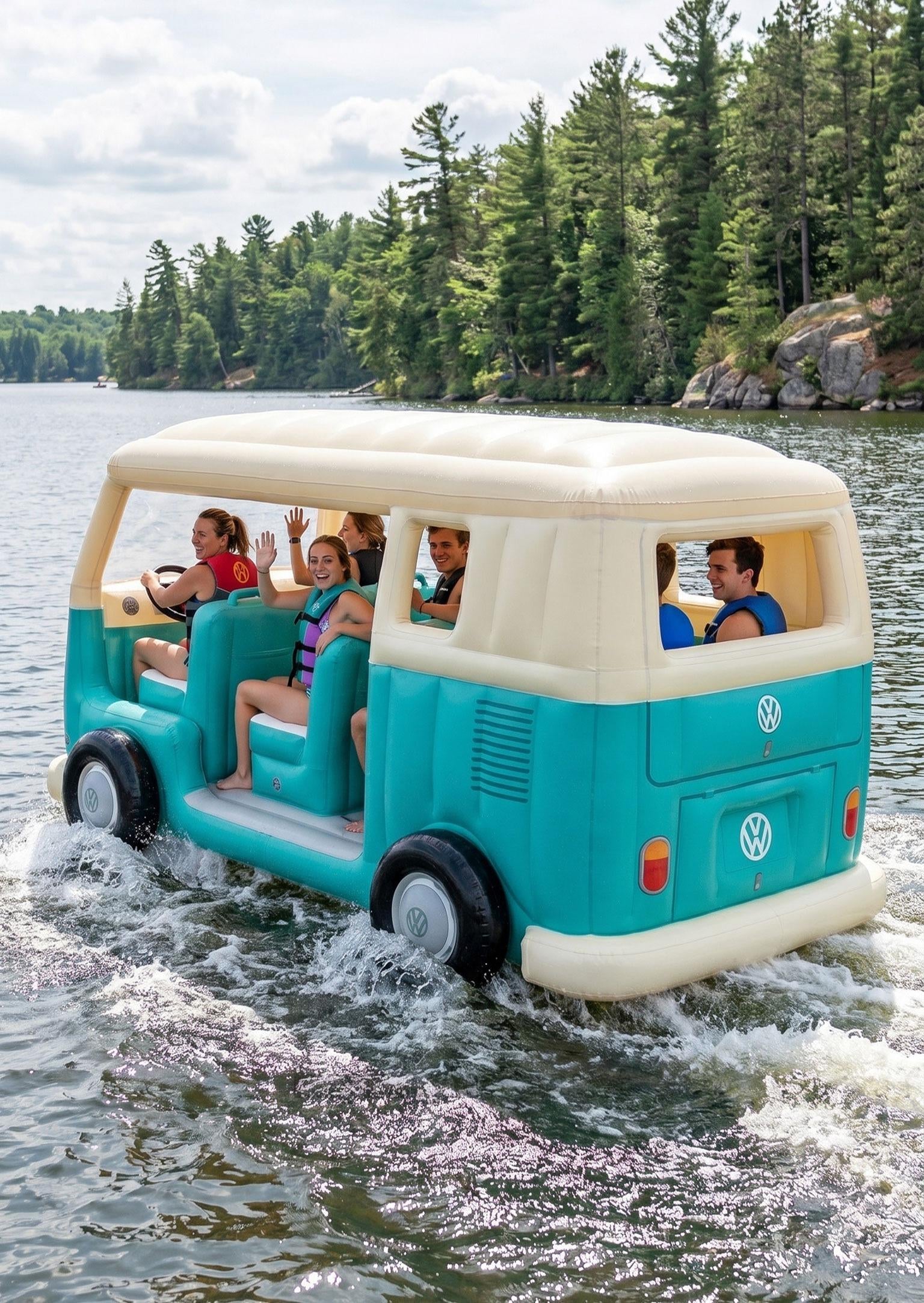 Inflatable Bus Boats