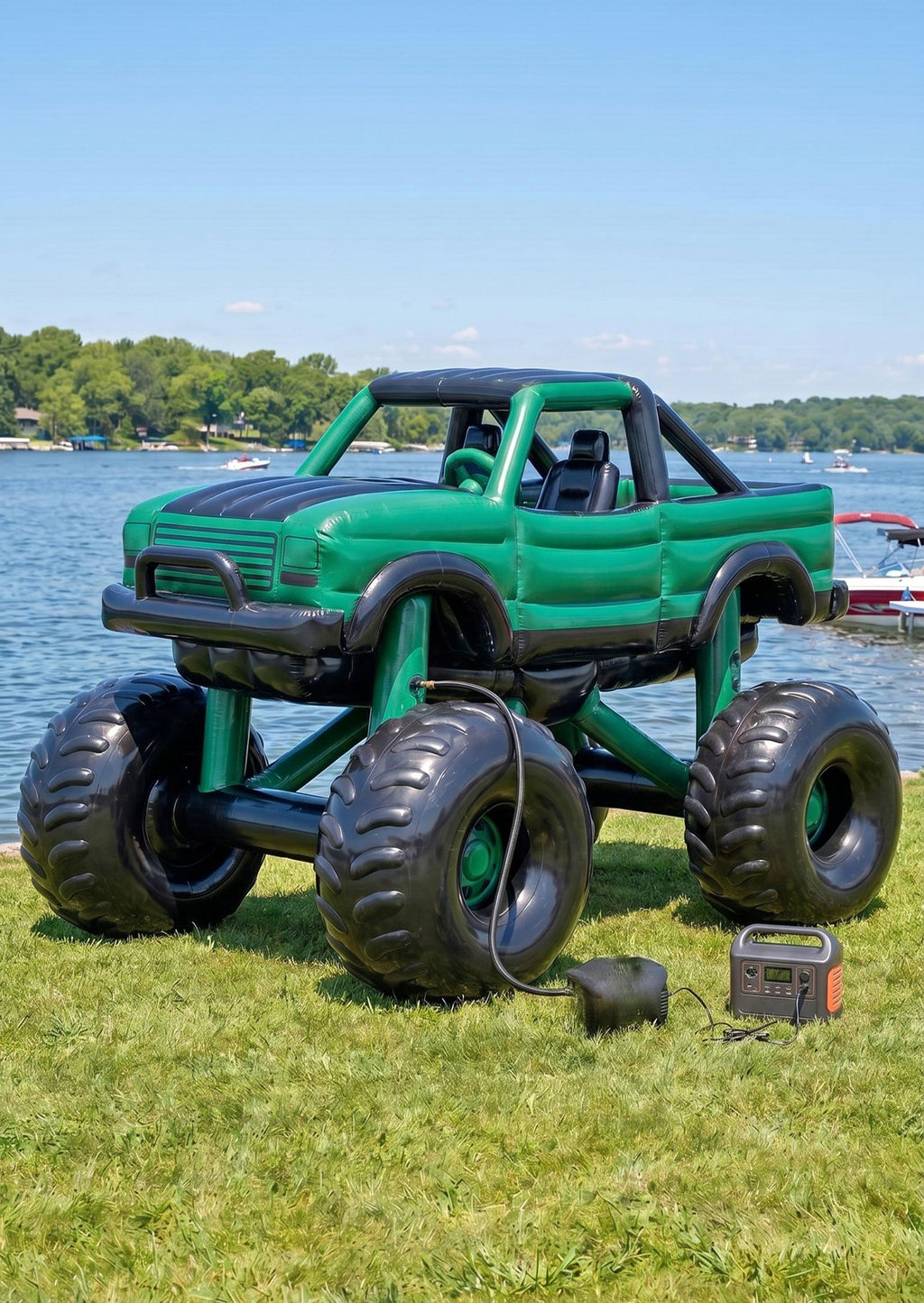 Inflatable Monster Truck Boats