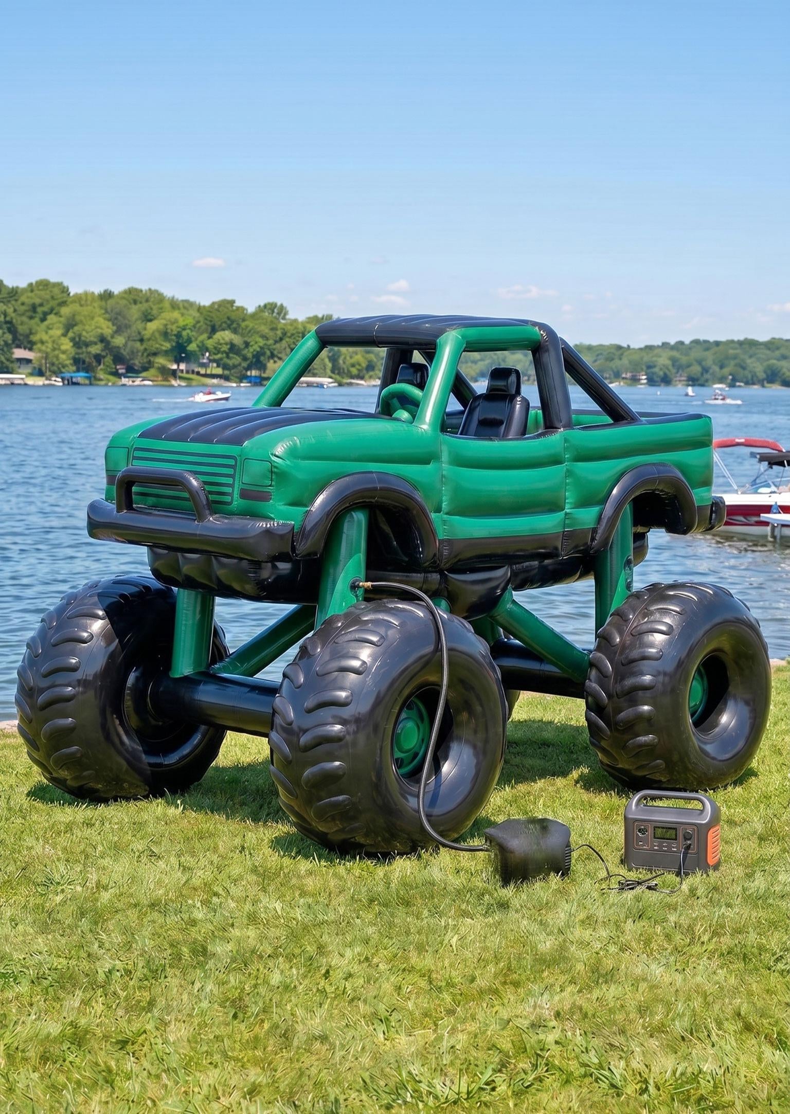 Inflatable Monster Truck Boats